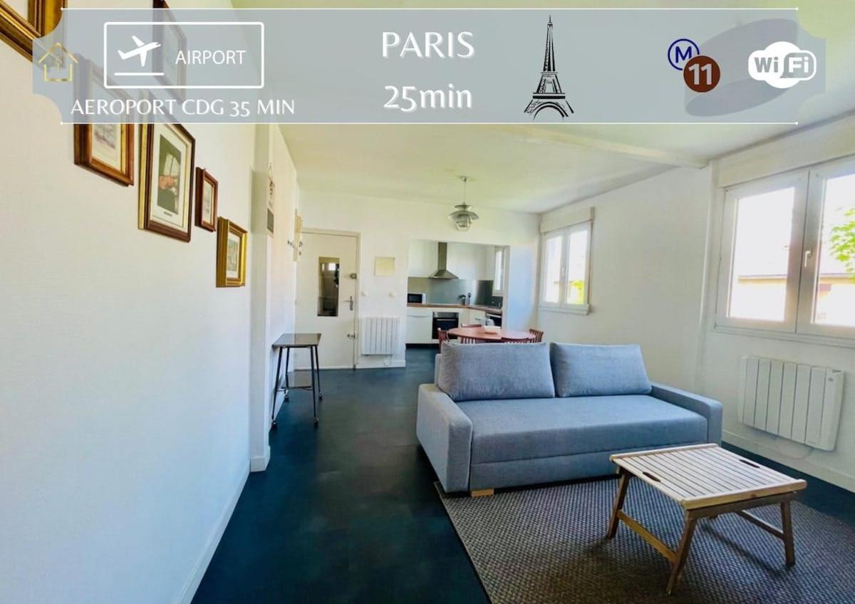 Appart'Hotel L'Express - 25Min De Paris Romainville Kültér fotó